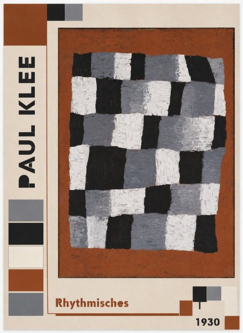 Paul Klee Rhythmisches No2 - Affiche