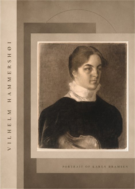 Vilhelm Hammershøi Portrait of Karen Bramsen No6 - Affiche