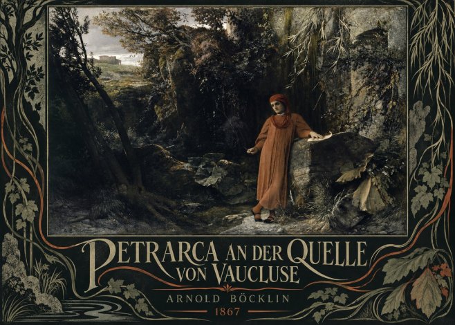 Arnold Böcklin Petrarca an Der Quelle Von Vaucluse No5 - Affiche