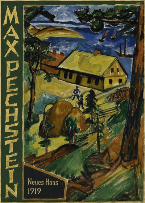 Max Pechstein Neues Haus No2 - Affiche