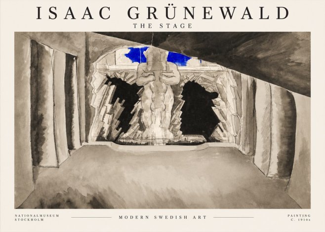 Isaac Grünewald The Stage No1 - Affiche