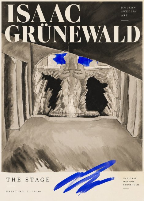 Isaac Grünewald The Stage No5 - Affiche