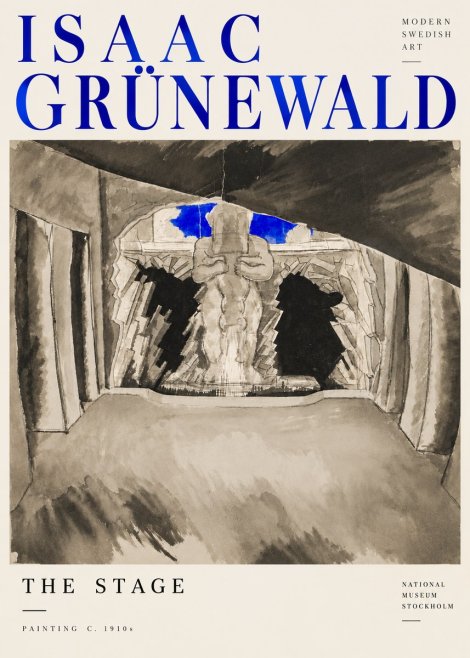 Isaac Grünewald The Stage No6 - Affiche