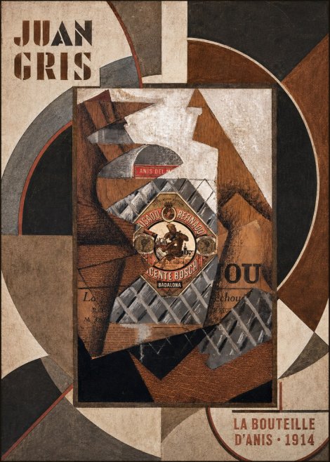 Juan Gris La Bouteille D'anis - 1914 No6 - Affiche
