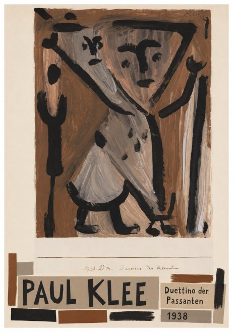 Paul Klee Duettino Der Passanten No4 - Affiche