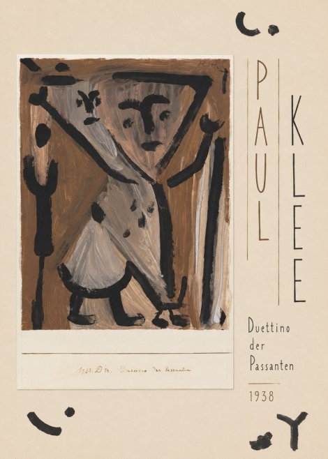 Paul Klee Duettino Der Passanten No5 - Affiche