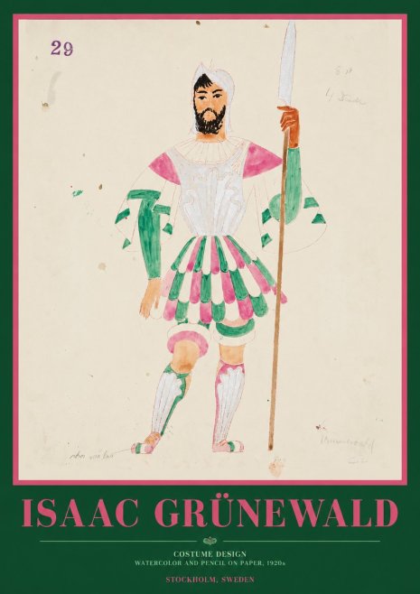 Isaac Grünewald Costume Design No. 29 No1 - Affiche