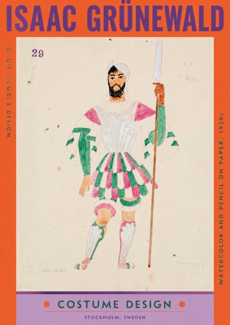 Isaac Grünewald Costume Design No. 29 No2 - Affiche