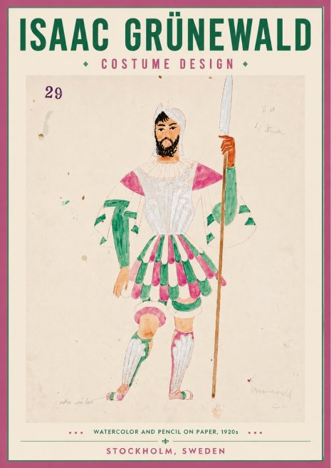 Isaac Grünewald Costume Design No. 29 No4 - Affiche