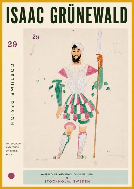 Isaac Grünewald Costume Design No. 29 No5 - Affiche