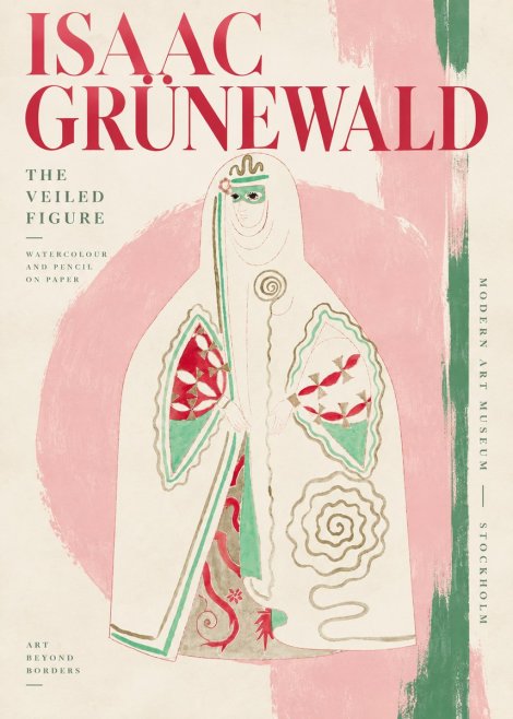 Isaac Grünewald The Veiled Figure No3 - Affiche
