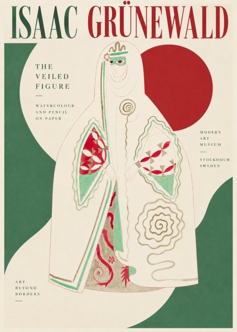 Isaac Grünewald The Veiled Figure No5 - Affiche