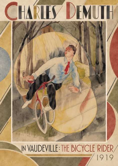 Charles Demuth In Vaudeville: the Bicycle Rider No2 - Affiche