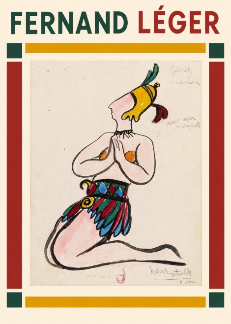 Fernand Léger Dans Rituels No2 - Affiche