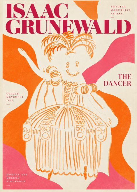 Isaac Grünewald The Dancer II No3 - Affiche