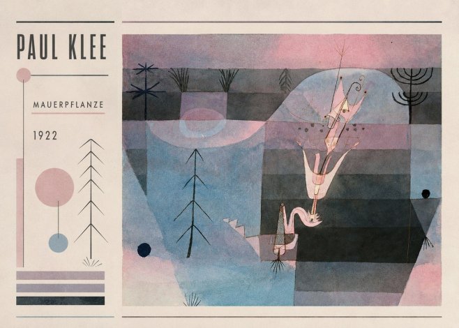 Paul Klee Mauerpflanze No2 - Affiche