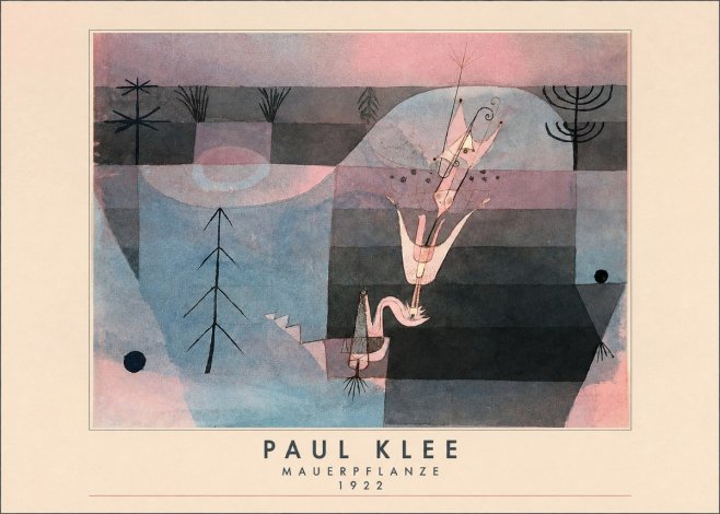 Paul Klee Mauerpflanze No3 - Affiche