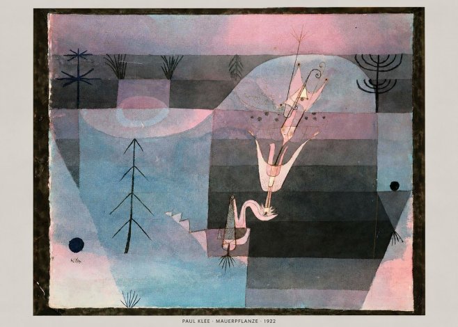 Paul Klee Mauerpflanze No5 - Affiche