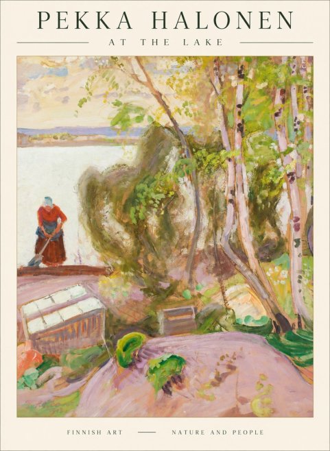 Pekka Halonen At the Lake No1 - Affiche