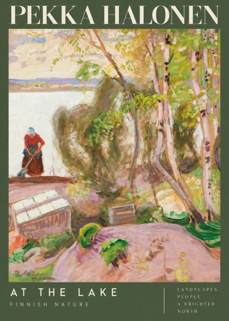 Pekka Halonen At the Lake No2 - Affiche