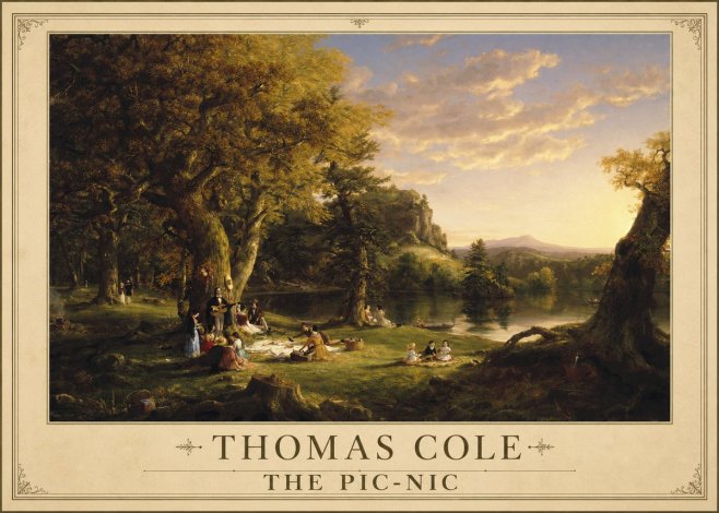 Thomas Cole The Pic-nic II No1 - Affiche