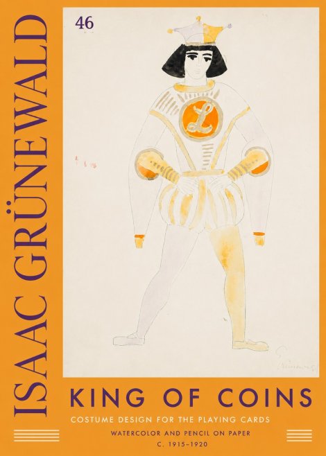 Isaac Grünewald King of Coins No2 - Affiche