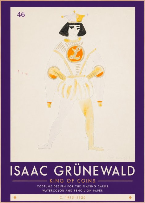 Isaac Grünewald King of Coins No3 - Affiche