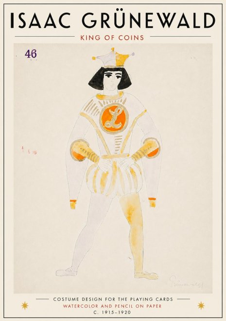 Isaac Grünewald King of Coins No6 - Affiche