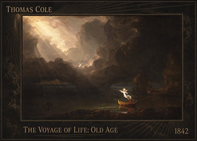 Thomas Cole The Voyage of Life: Old Age IV No2 - Affiche
