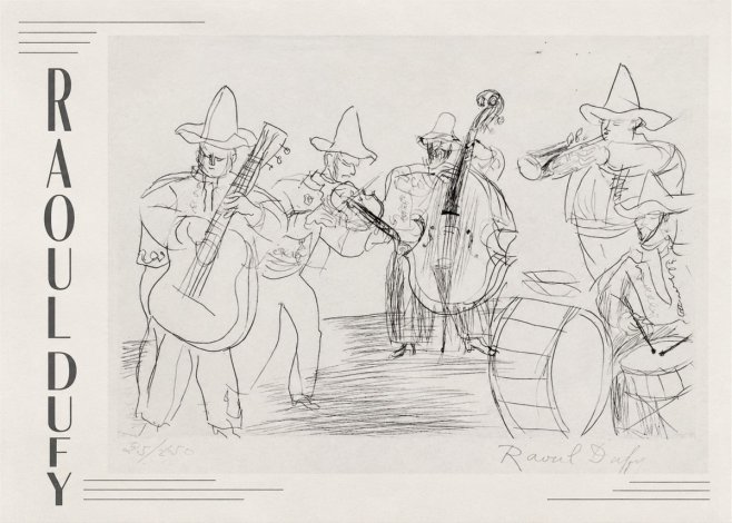 Raoul Dufy Musicians No2 - Affiche