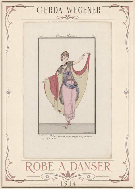 Gerda Wegener Robe À Danser No1 - Affiche