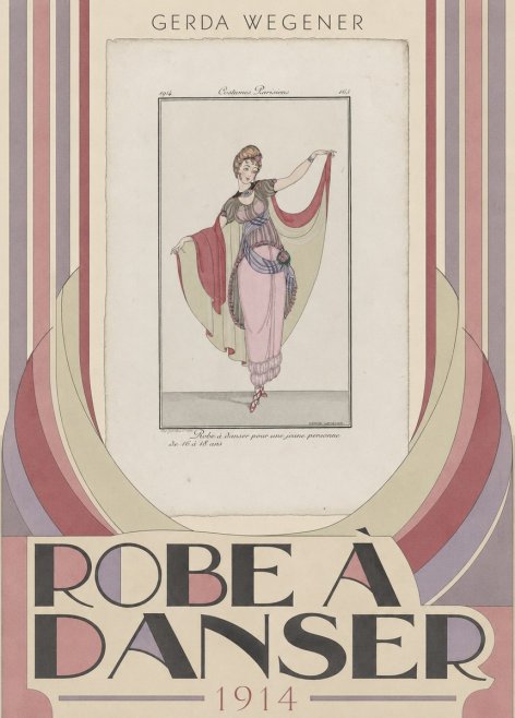 Gerda Wegener Robe À Danser No5 - Affiche