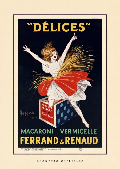 Leonetto Cappiello Délices II No4 - Affiche