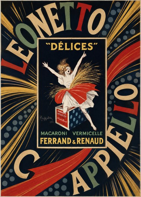 Leonetto Cappiello Délices II No5 - Affiche