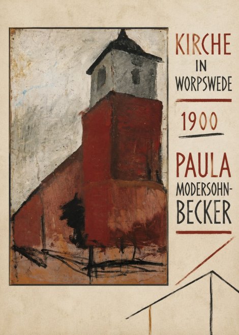 Paula Modersohn-Becker Kirche in Worpswede No3 - Affiche