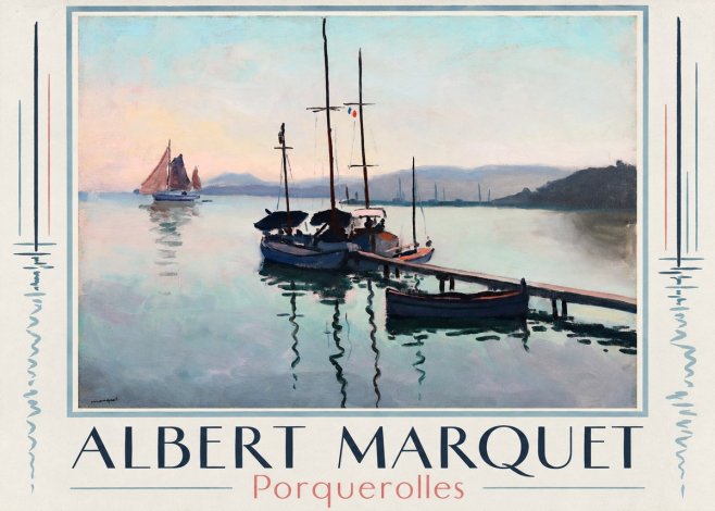 Albert Marquet Porquerolles No1 - Affiche