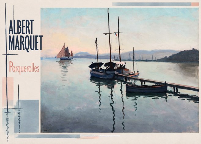 Albert Marquet Porquerolles No2 - Affiche