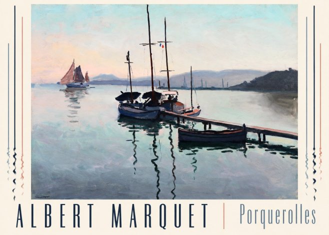 Albert Marquet Porquerolles No3 - Affiche