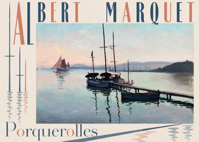 Albert Marquet Porquerolles No5 - Affiche