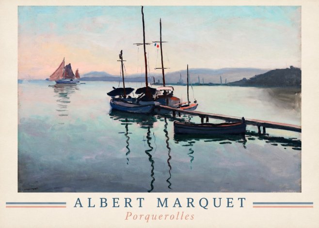 Albert Marquet Porquerolles No6 - Affiche