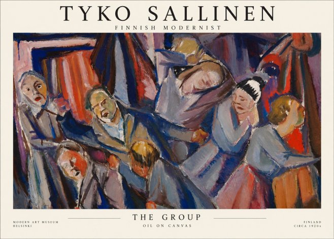 Tyko Sallinen The Group No1 - Affiche