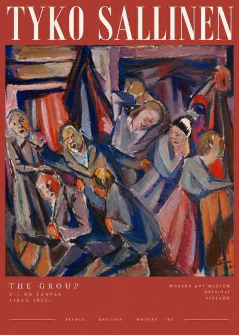 Tyko Sallinen The Group No2 - Affiche