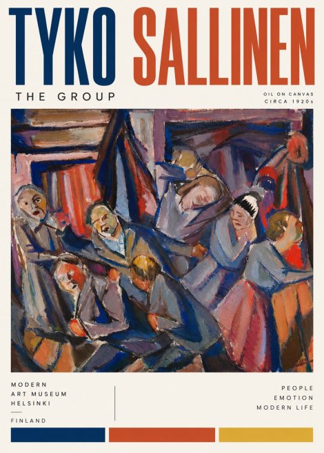 Tyko Sallinen The Group No4 - Affiche