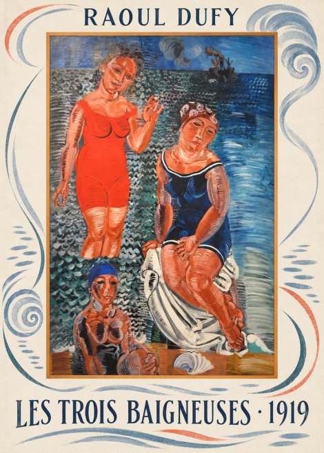 Raoul Dufy Les Trois Baigneuses No6 - Affiche