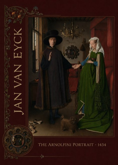 Jan van Eyck The Arnolfini Portrait VII No2 - Affiche