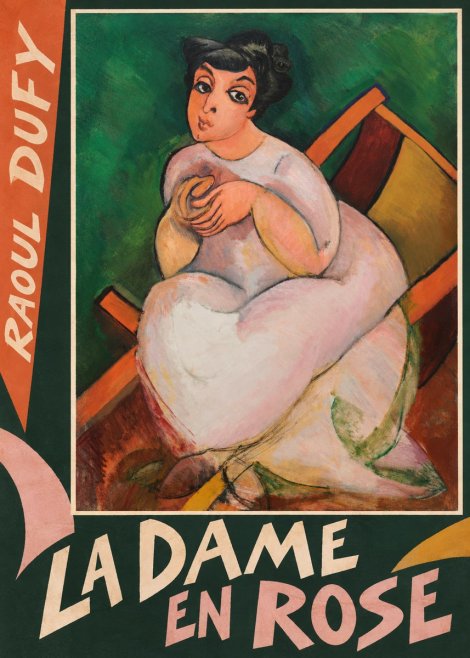 Raoul Dufy La Dame En Rose No6 - Affiche