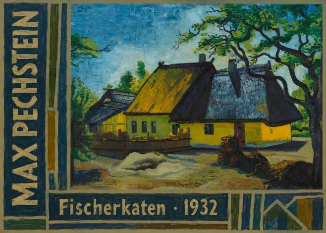 Max Pechstein Fischerkaten No3 - Affiche
