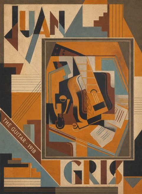 Juan Gris The Guitar No5 - Affiche