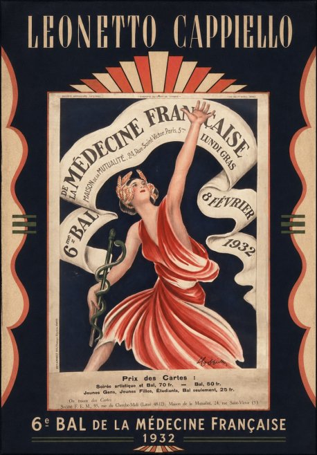 Leonetto Cappiello 6E Bal De La Médecine Française - 1932 No6 - Affiche
