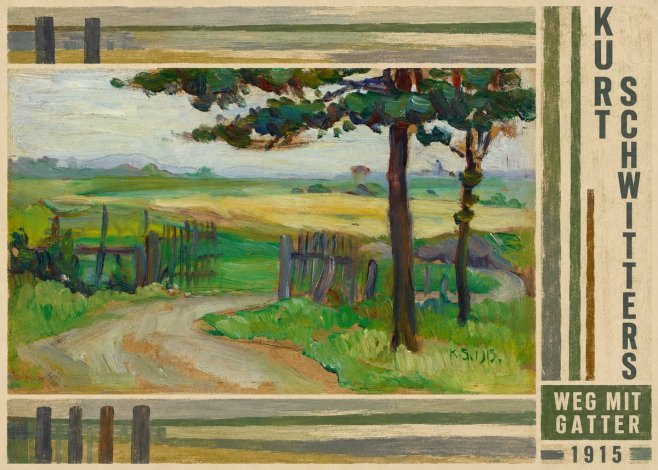 Kurt Schwitters Weg Mit Gatter No4 - Affiche